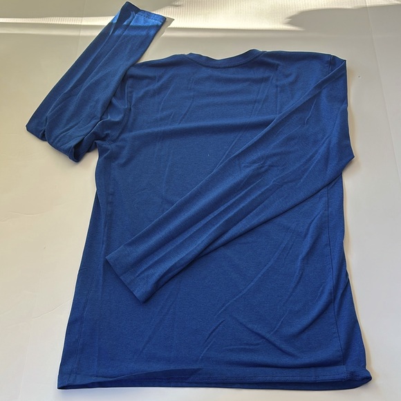 Nike Men’s Dri-Fit Blue Long sleeves shirt - Picture 2 of 5